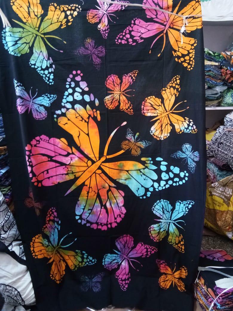 Butterfly Wall Hanging Handmade Cotton Tapestry 84" x 54" inch