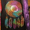Dream Catcher 5-Feathers Full Circle Wall Hanging Handmade Cotton Tapestry 84"x54" inch VTrendz