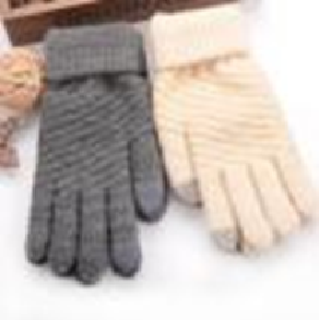 Gloves Woven with Soft Fur Lining Touch Sensitive