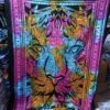 Lion in Forest Tiedye Wall Hanging Handmade Cotton Tapestry 84"x54" inch VTrendz