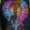 Buddha Tiedye Poster Wall Hanging Handmade Cotton Tapestry 40"x30" inch VTrendz