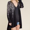 Black Bling Cardigan by Vocal VTrendz