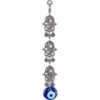 3 Hamsa Hand with Evil Eye, Handmade, 15.35" Inch VTrendz