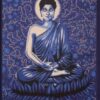 Buddha Bubble Wall Hanging Handmade Cotton Tapestry 84" x 54" inch VTrendz