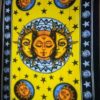 Sun Split and Moon Vertical Hang Wall Hanging Handmade Cotton Tapestry 84"x54" inch VTrendz