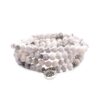 White Turquoise 108 Rosary 6 & 8mm Stone Beads Necklace / Bracelet Natural Stone VTrendz