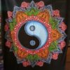 Yin Yang Mandala Flower Wall Hanging Handmade Cotton Tapestry 84" x 54" inch VTrendz