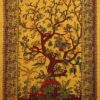 Tree of Life Wall Hanging Handmade Cotton Tapestry 84"x54" inch VTrendz