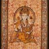 Ganesha Batik Wall Hanging Handmade Cotton Tapestry 84"x54" inch VTrendz