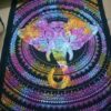Elephant Face Mandala Wall Hanging Handmade Cotton Tapestry 84" x 54" inch