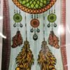 Dream Catcher 1/2 Circle Wall Hanging Handmade Cotton Tapestry 84"x54" inch VTrendz