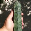 Kambaba Jasper Obelisk Tower Jumbo Healing Wand Spirit Stone 4 or 8 Faceted Pointed Obelisk Tower Healing Reiki Wand Metaphysical Balance Energy Approx. 3-4 inches tall VTrendz