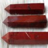 Red Jasper Obelisk Tower Jumbo Healing Wand Spirit Stone 8 Faceted Pointed Obelisk Tower Healing Reiki Wand Metaphysical Balance Energy Approx. 4 inches tall VTrendz