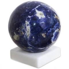 Sodalite Sphere Natural Stone For Healing Stone for Creativity, Intuition & Protection, Meditation Crystal Healing Grid Reiki Metaphysical Energy, 250 to 450 per sphere - Image 2