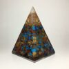 Orgonite Pyramid Mixed 7-Chakra Stones with Symbol 2.75 (L)* 2.75 (W)*3.25 (H) inch VTrendz