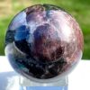 Garnet Matrix Sphere Natural Stone For Healing Stone for Creativity, Intuition & Protection, Meditation Crystal Healing Grid Reiki Metaphysical Energy VTrendz