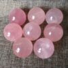 Rose Quartz Sphere Natural Stone For Healing Stone for Creativity, Intuition & Protection, Meditation Crystal Healing Grid Reiki Metaphysical Energy VTrendz