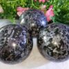 Indigo Gabbro Sphere Natural Indigo Stone For Healing Stone for Creativity, Intuition & Protection, Meditation Crystal Healing Grid Reiki Metaphysical Energy VTrendz