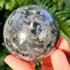 Larvikite Sphere Natural Stone For Healing Stone for Creativity, Intuition & Protection, Meditation Crystal Healing Grid Reiki Metaphysical Energy. Weight varies between 250 to 450 grams per sphere VTrendz
