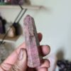 Rhodonite Obelisk Tower Jumbo Healing Wand Spirit Stone 6 - 8 Faceted Pointed Obelisk Tower Healing Reiki Wand Metaphysical Balance Energy Approx. 2 - 5 inches tall VTrendz