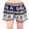Elephant Print Comfy Shorts, Rayon Boho Shorts Hippie Bohemian Unisex One size Fitsmost