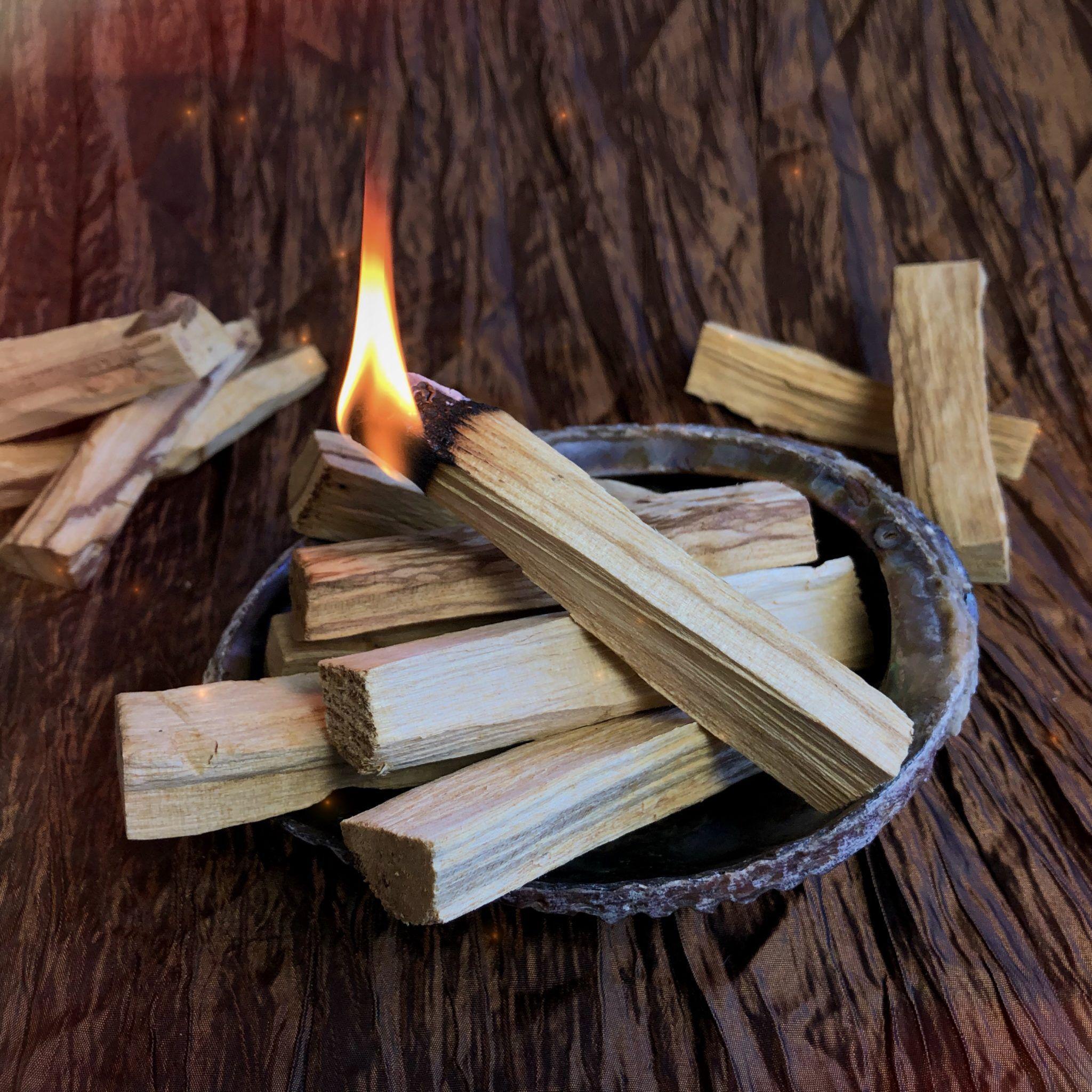 Palo Santo Holy Wood Stick for Stress Relief and Spiritual Uplifting 4" - Image 2
