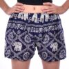 Elephant Print Comfy Shorts, Rayon Boho Shorts Hippie Bohemian Unisex One size Fitsmost
