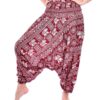Thai Aladdin Harem Pants Jumpsuit Printed Pant with Elastic & Draw String; Aladdin / Harem Pants, Boho Pants, Unisex, Yoga / meditation Bohemian Pants or Jumpsuit or Halter neck Dress 100 % Rayon VTrendz