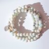 Amazonite 108 Mala 6 & 8mm Beads Natural Stone Bracelet Mala Prayer Beads OM Charm Meditation Necklace VTrendz