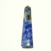 Sodalite Obelisk Tower Jumbo Healing Wand Spirit Stone 8 Faceted Pointed Obelisk Tower Healing Reiki Wand Metaphysical Balance Energy Approx. 4 inches tall VTrendz