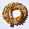 Citrine 108 Beads Mala Meditation or Prayer 108 Natural Stone Beads Mala/Necklace/Bracelet for Positivity, Energy Balancing VTrendz