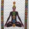 7 Chakra Wall Hanging Handmade Cotton Tapestry 84" x 54" inch VTrendz