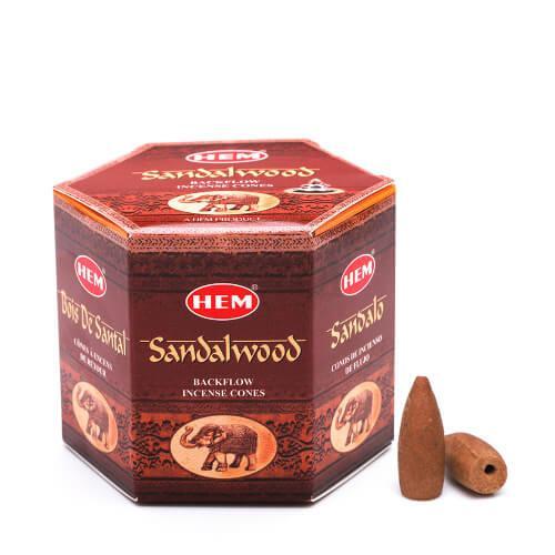 HEM Sandalwood BACKFLOW Cones