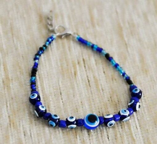 Evil Eye Bracelet for Protection, Handmade