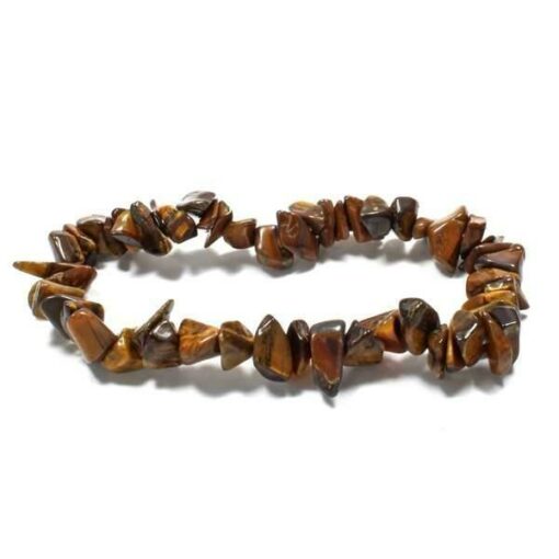 Tiger Eye Stone Chips Bracelet Natural Stones