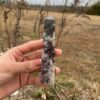 Garnet Matrix Obelisk Tower: Jumbo Healing Wand for Grounded Passion & Vitality VTrendz
