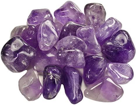 Loose Amethyst Crystals Rough & Tumbled (2–4 cm): The Stone of Peace and Spirituality