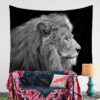 Lion Face Tapestry, Wall Hanging, Table Cover, Home Decor
