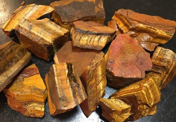 Tiger's Eye Crystals Relaxation / Palm Stone/ Pocket Stone/ Worry Stone - Image 2