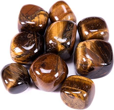Tiger's Eye Crystals Relaxation / Palm Stone/ Pocket Stone/ Worry Stone - Image 3