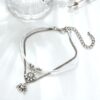Triple Stringed Silver Bohemian Anklet