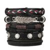 Feather Leather Bracelet Sets Unisex / Men Jewelry Vintage Classic Retro Bracelets VTrendz