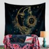 Moon & Sun Tapestry, Wall Hanging, Table Cover, Home Decor VTrendz
