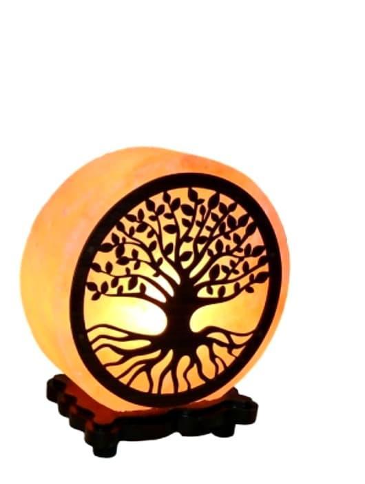 Tree of Life 3-D Himalayan Natural Salt Rock Crystal Air purifier / Ionizer 9 - 11 lbs