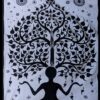 Yoga Women Poster Wall Hanging Handmade Cotton Tapestry 40" x 30" inch VTrendz