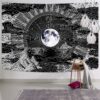 Moon with Mountain Tapestry 84" x 54" VTrendz