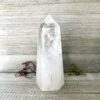 Clear Quartz Obelisk Tower Jumbo Healing Wand Spirit Stone 4 or 8 Faceted Pointed Obelisk Tower Healing Reiki Wand Metaphysical Balance Energy Approx. 3 - 5 inches tall