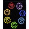 Chakra Velvet Printed Pouch for Holding Crystals