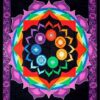 Rainbow Seven 7 Chakra Tapestry 84" x 54" VTrendz