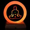 7-Chakra 3-D Himalayan Natural Salt Rock Crystal Air purifier / Ionizer 9 - 11 lbs VTrendz